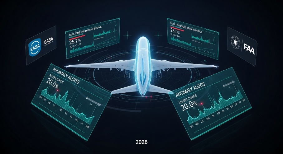 Aviation AI predictive maintenance dashboard